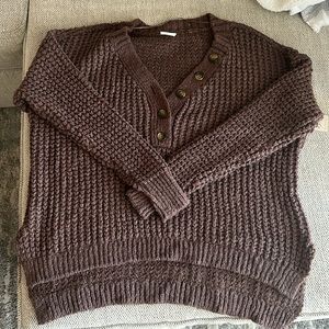 Free people chunky knit sweater! SIZE M!